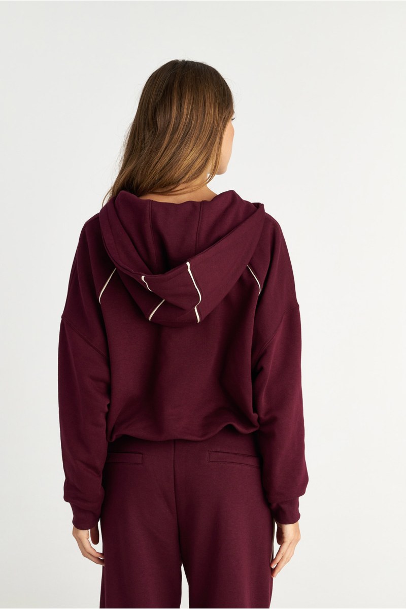 CONTRAST PIPING COTTON JACKET-25833190-633