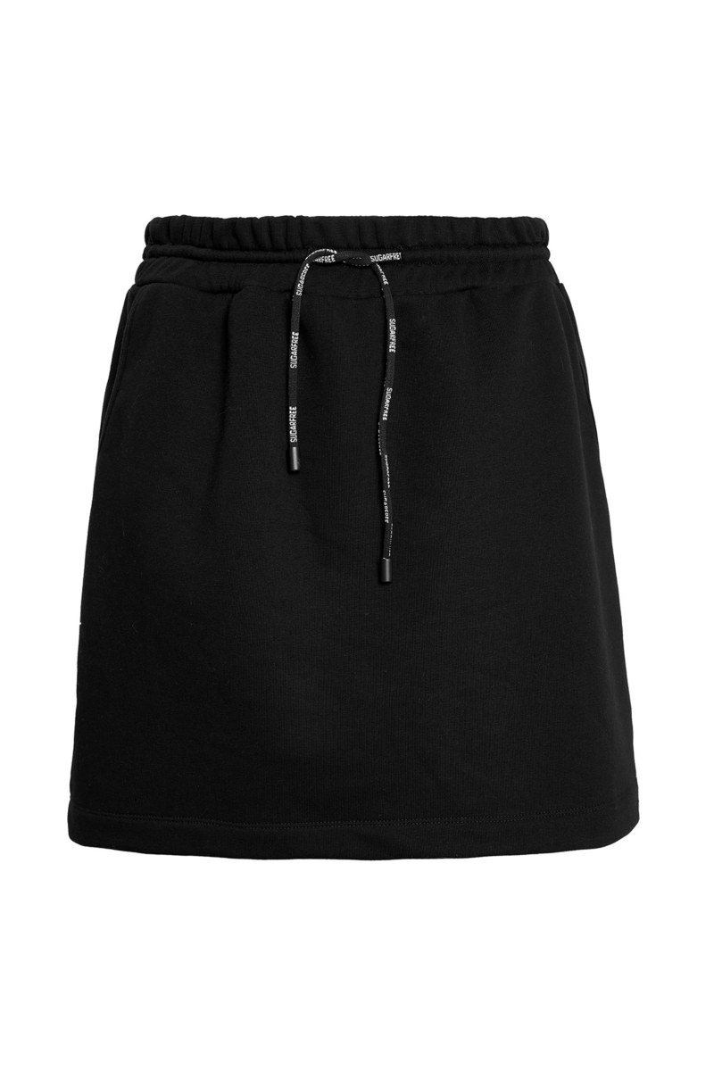 MONOCHROME COTTON MINI SKIRT-25834076-110