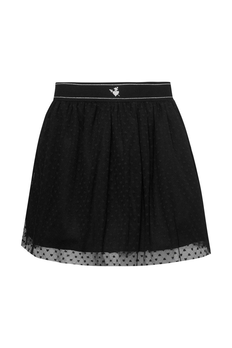 PATTERNED MINI TULLE SKIRT-25834153-110