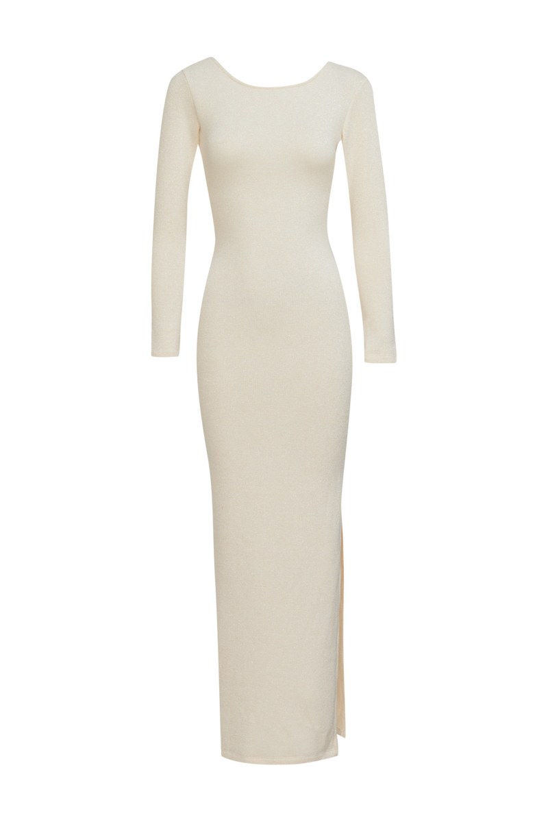 OPEN BACK MONOCHROME LONG DRESS-25834214-306