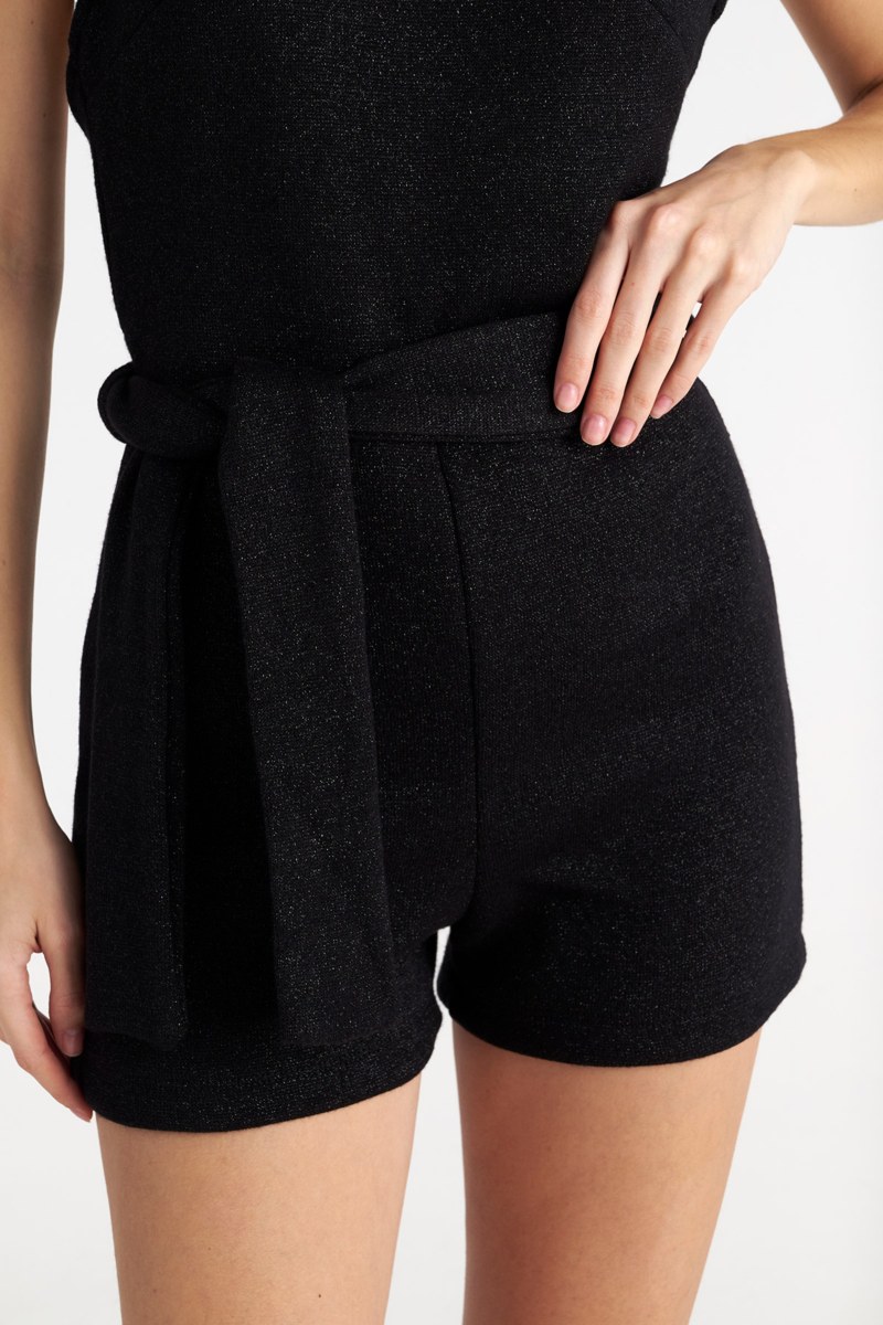 BELTED SHORT JUMPSUIT-25836215-110