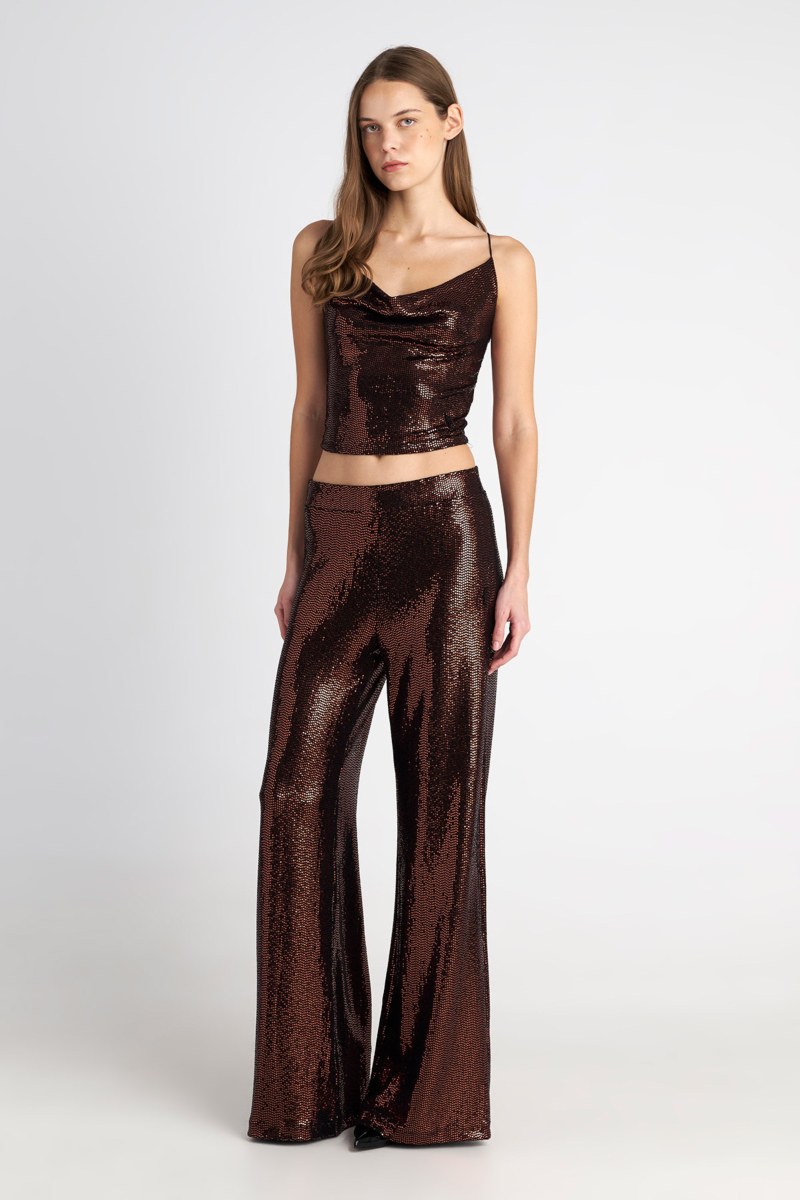 SEQUIN DRAPED TOP WITH THIN STRAPS-25838168-333