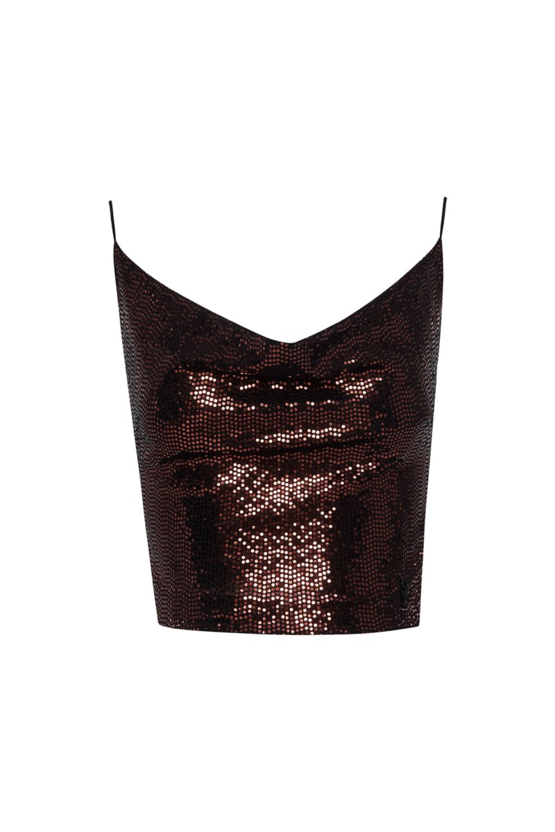 SEQUIN DRAPED TOP WITH THIN STRAPS-25838168-333