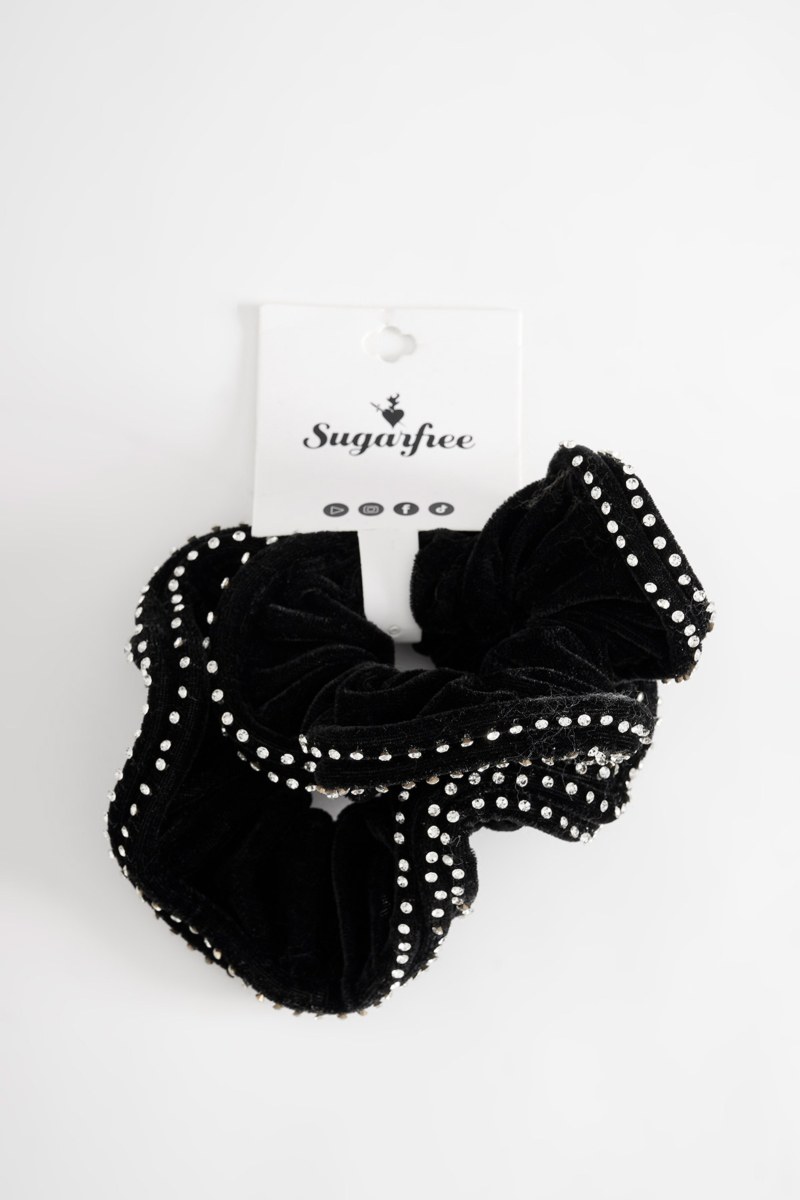 ΣΕΤ 2 ΒΕΛΟΥΤΕ ΛΑΣΤΙΧΑΚΙΑ ΜΑΛΛΙΩΝ SCRUNCHIES ΜΕ ΣΤΡΑΣ-25839024-110