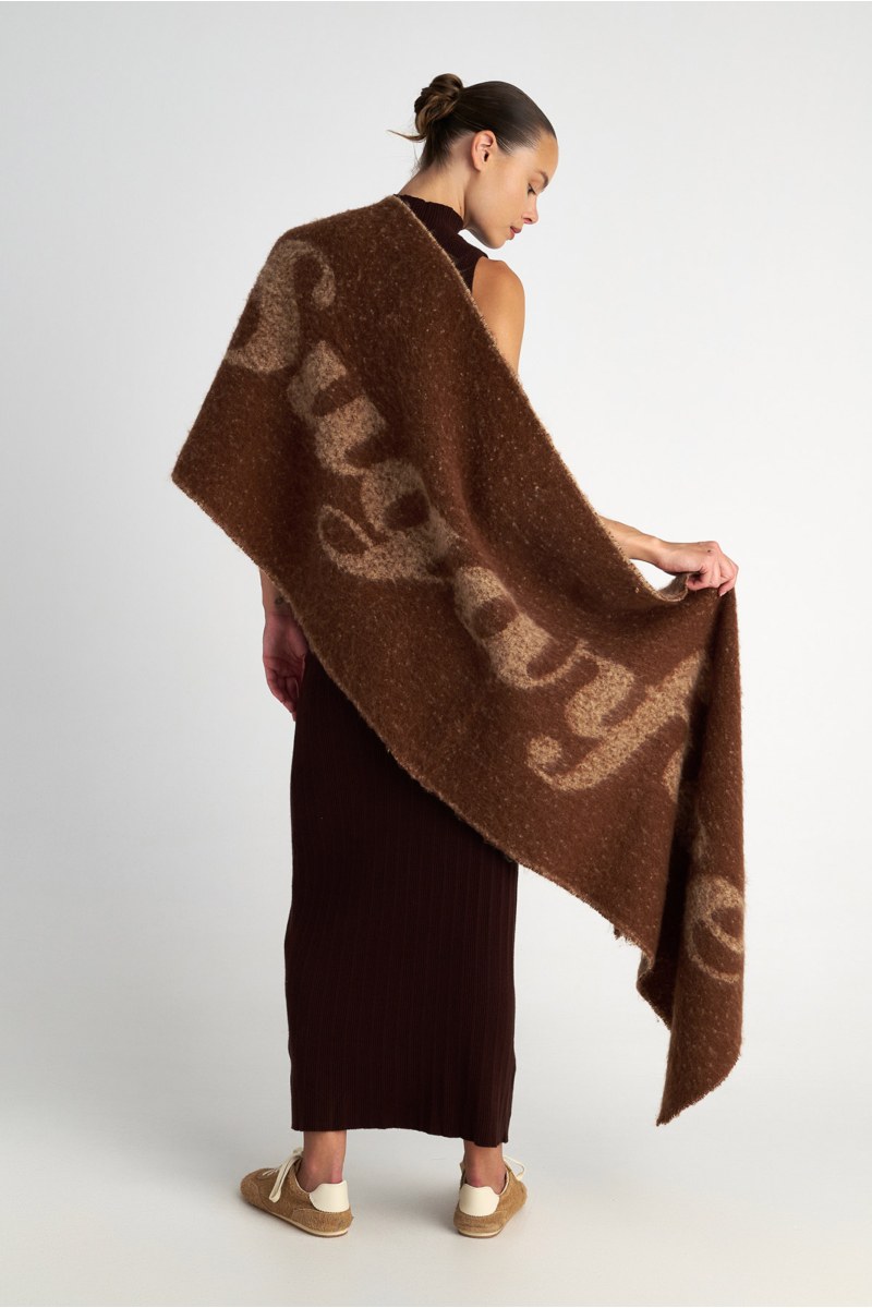 KNITTED SCARF-25839030-301