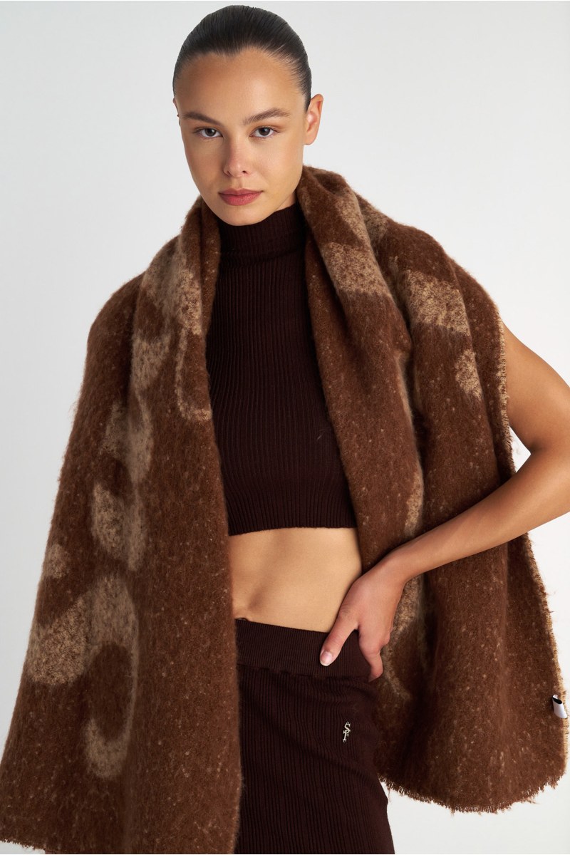 KNITTED SCARF-25839030-301