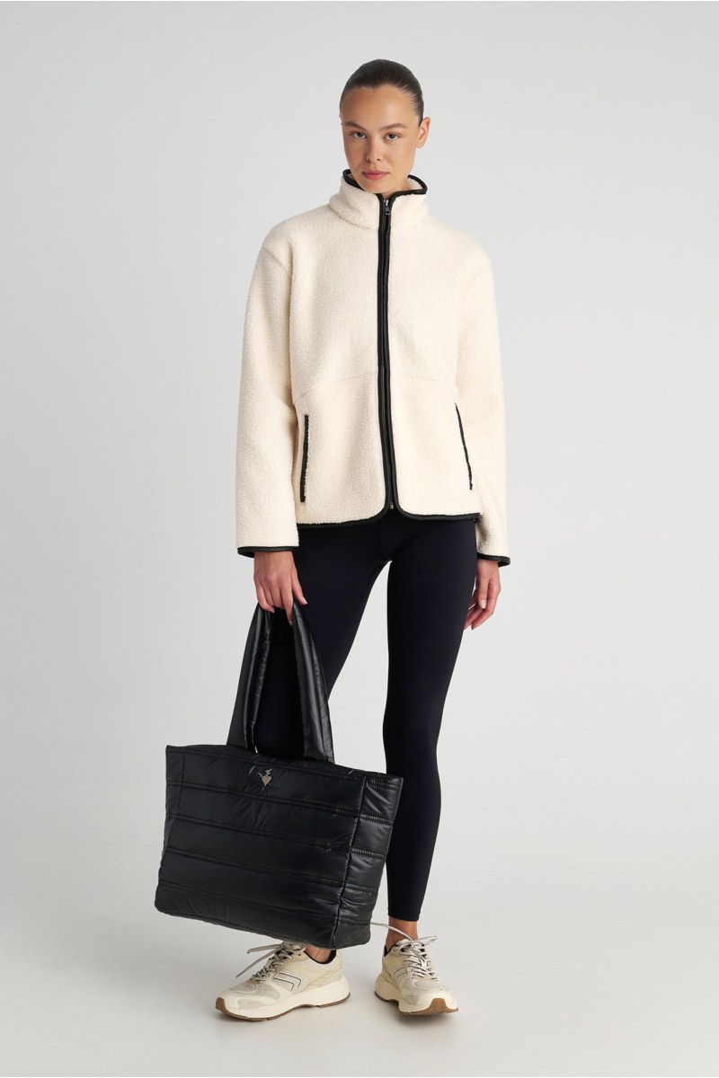 QUILTED METALIZED ΤΟΤΕ BAG-25839115-110