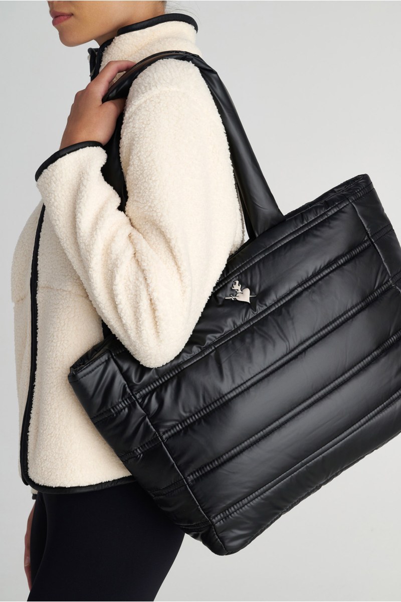 QUILTED METALIZED ΤΟΤΕ BAG-25839115-110