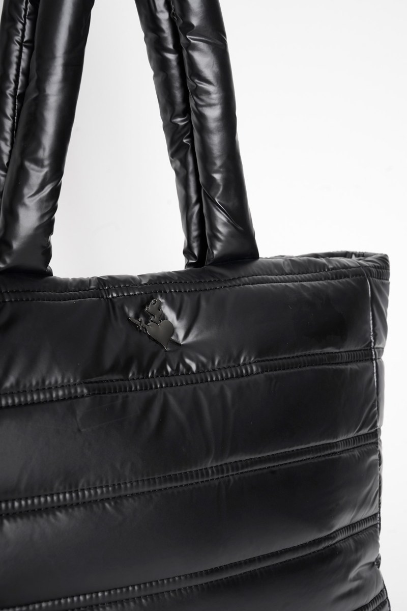 QUILTED METALIZED ΤΟΤΕ BAG-25839115-110