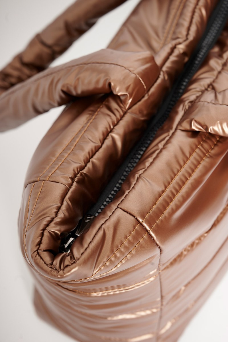 QUILTED METALIZED ΤΟΤΕ BAG-25839115-332