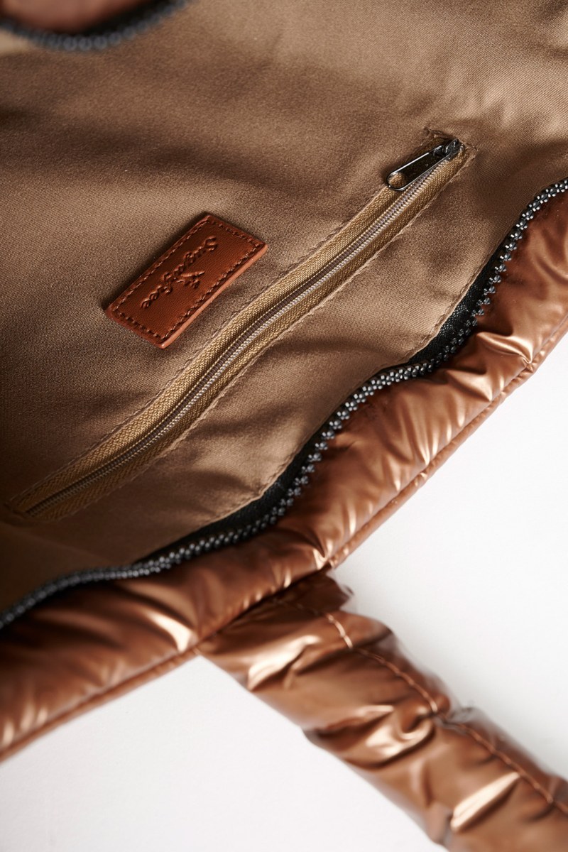 QUILTED METALIZED ΤΟΤΕ BAG-25839115-332