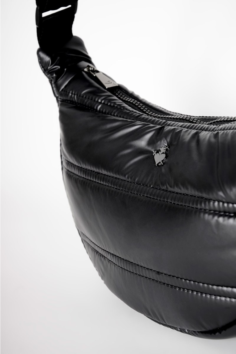 QUILTED METALIZED SHOULDER BAG-25839117-110