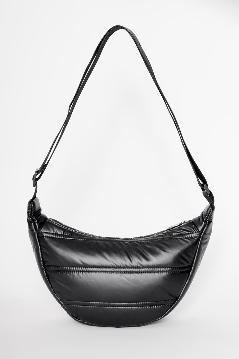 QUILTED METALIZED SHOULDER BAG-25839117-110