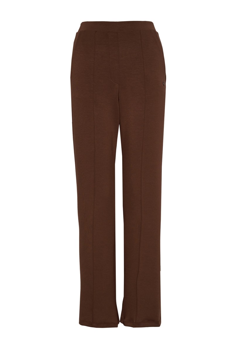 SOFT LIGHT TOUCH HIGH WAISTED PANTS WITH OUTER SEAM-25841009-970