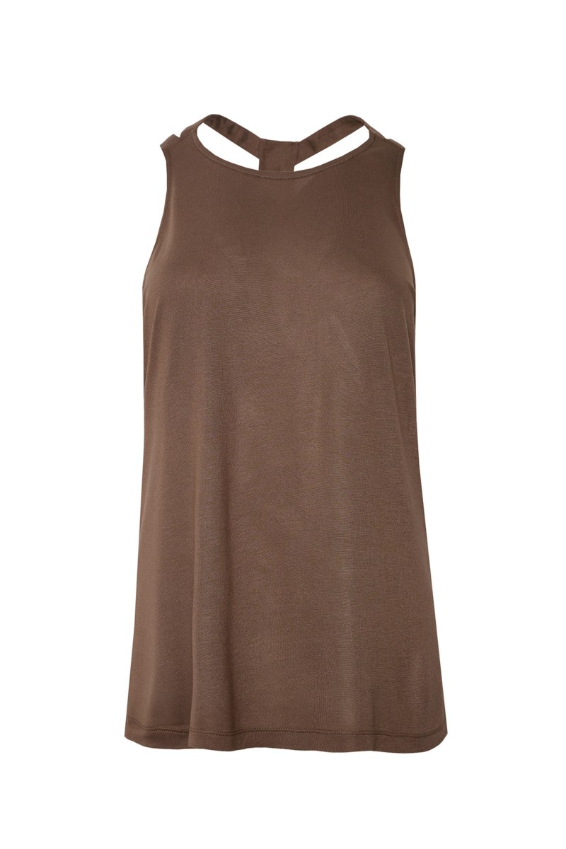 SPORTS SLEEVELESS TOP WITH STRAPPY CROSSED BACK-25842021-208