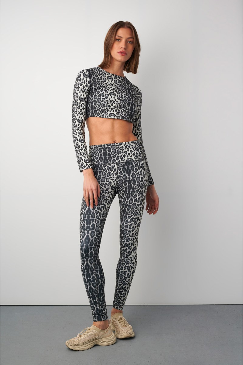 LEOPARD PRINTED SPORTS CROP TOP WITH WAIST TYING FASTENING-25842116-214