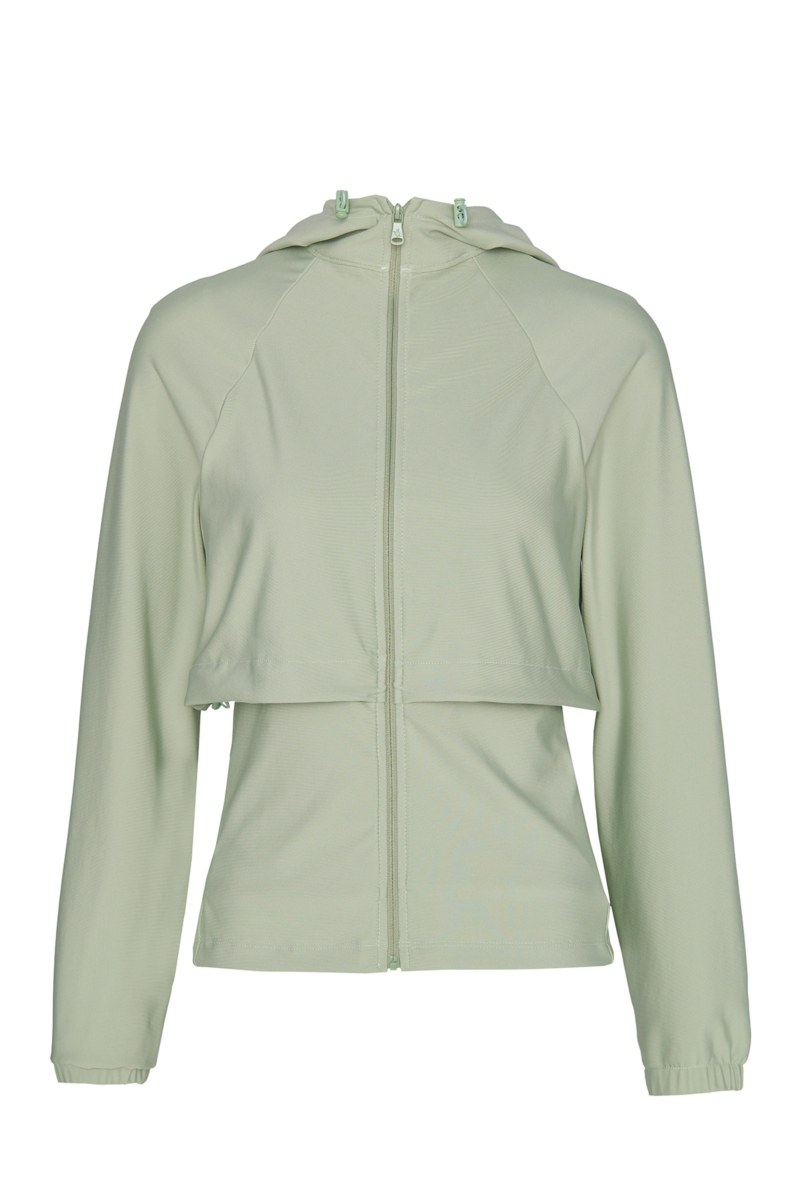 ASSYMETRICAL HOODED JACKET-25843027-518