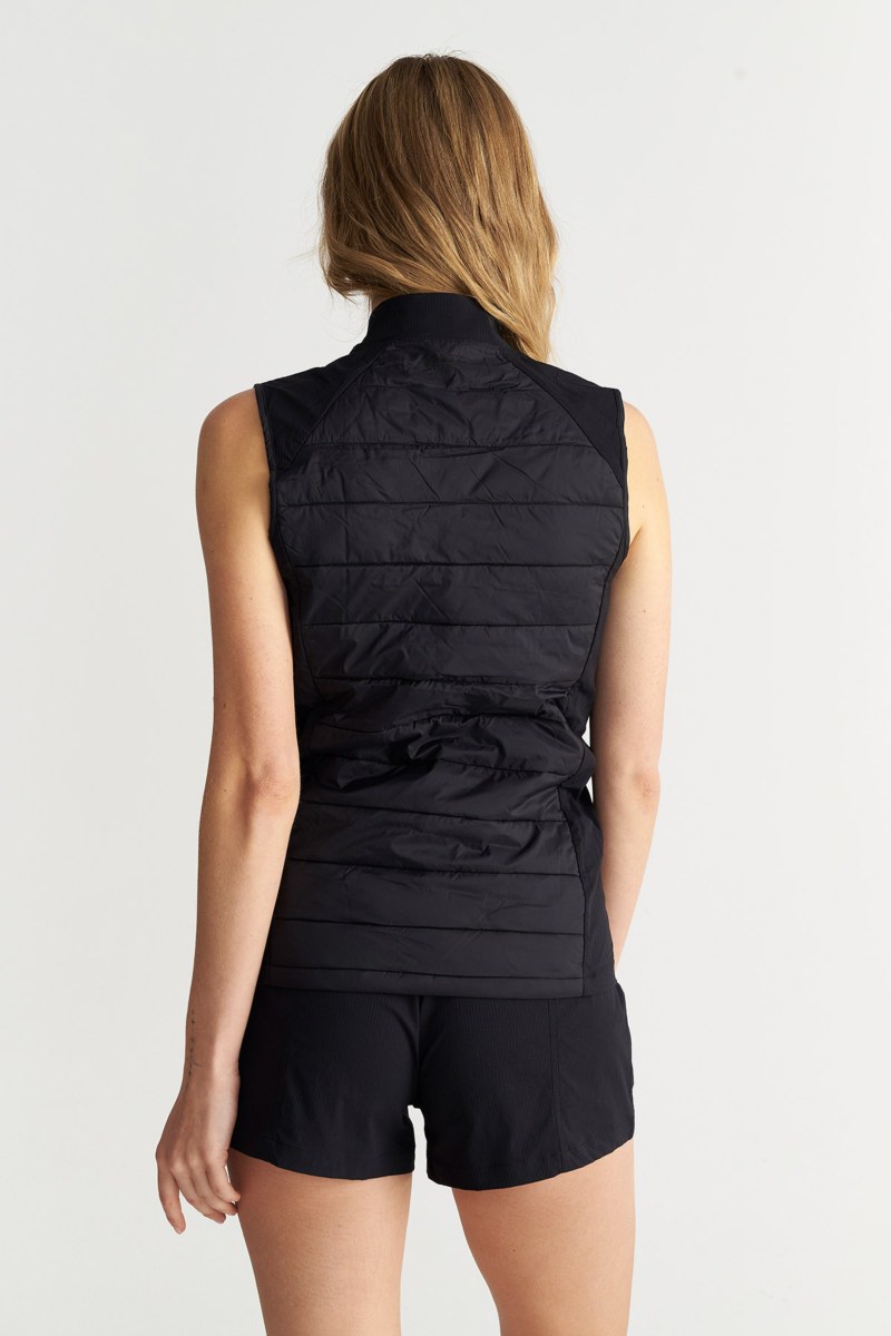 SLEEVELESS SPORTS QUILTED JACKET-25843030-110