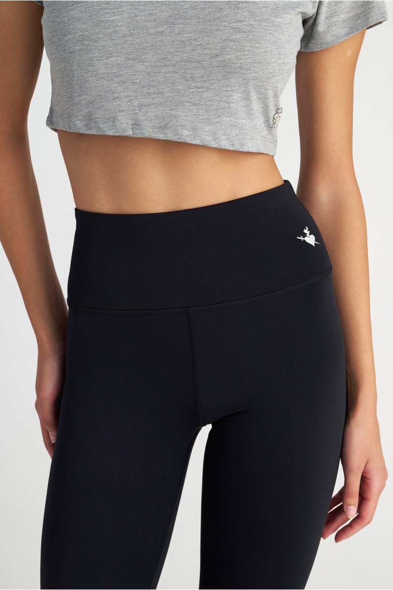 SATIN TOUCH HIGH WAISTED SPORTS LEGGINGS-25845007-110