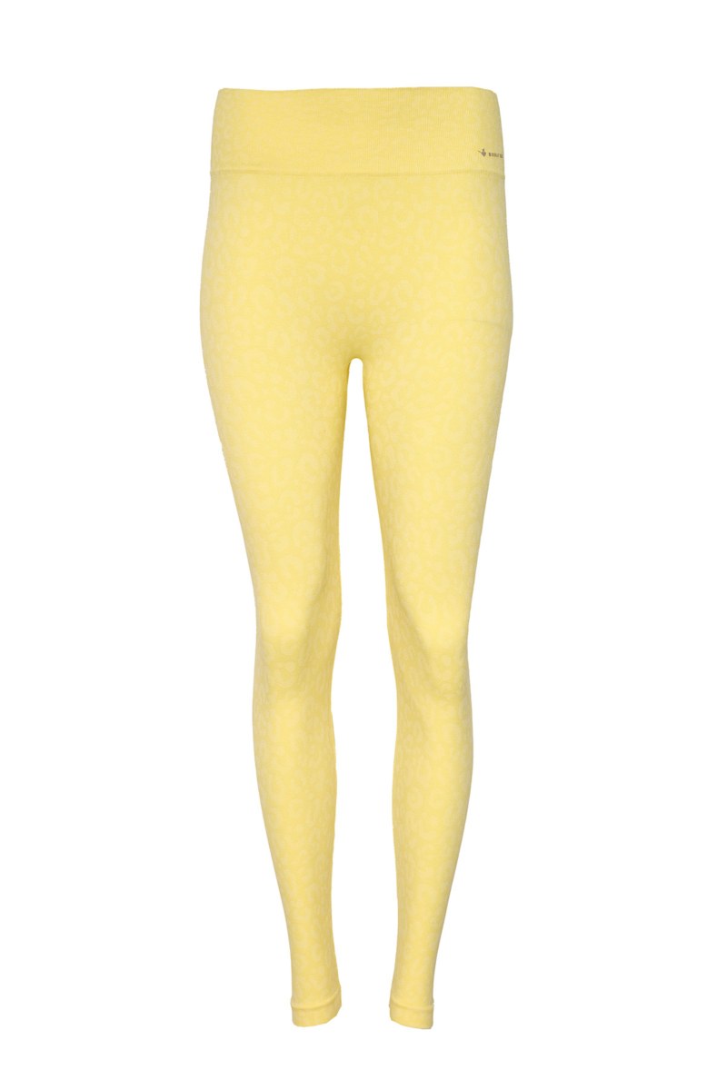 LEOPARD PRINTED SEAMLESS HIGH-WAISTED SPORTS LEGGINGS-25845032-509