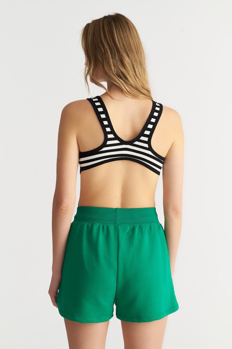 OPEN BACK STRIPED BODYSUIT-25846045-110