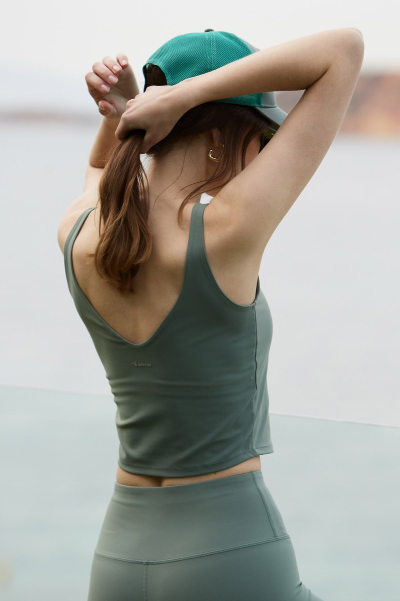 SATIN TOUCH MONOCHROME SPORTS CROP TOP WITH INNER CUPS-25848022-525