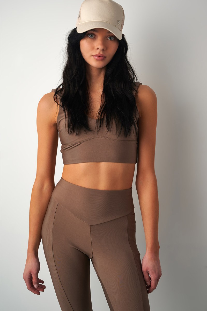 MONOCHROME SPORTS BRA WITH WIDE BAND-25848029-208