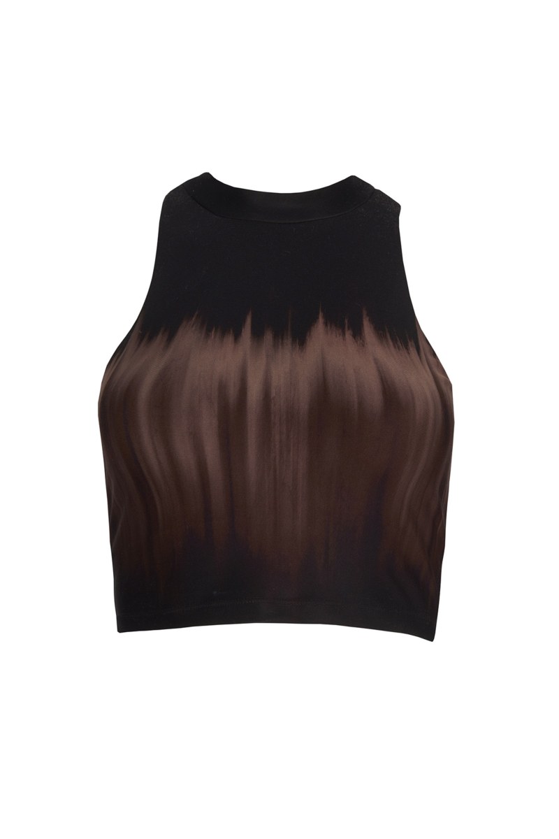 TIE-DYE SLEEVELESS CROP TOP / SPORTS BRA-25848030-332