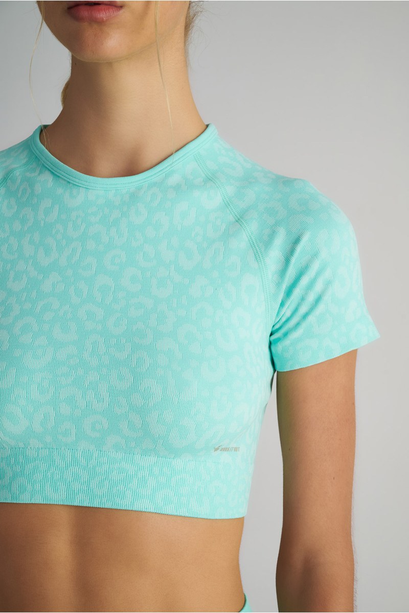 LEOPARD PRINTED SEAMLESS SPORTS CROPPED TOP-25848032-961