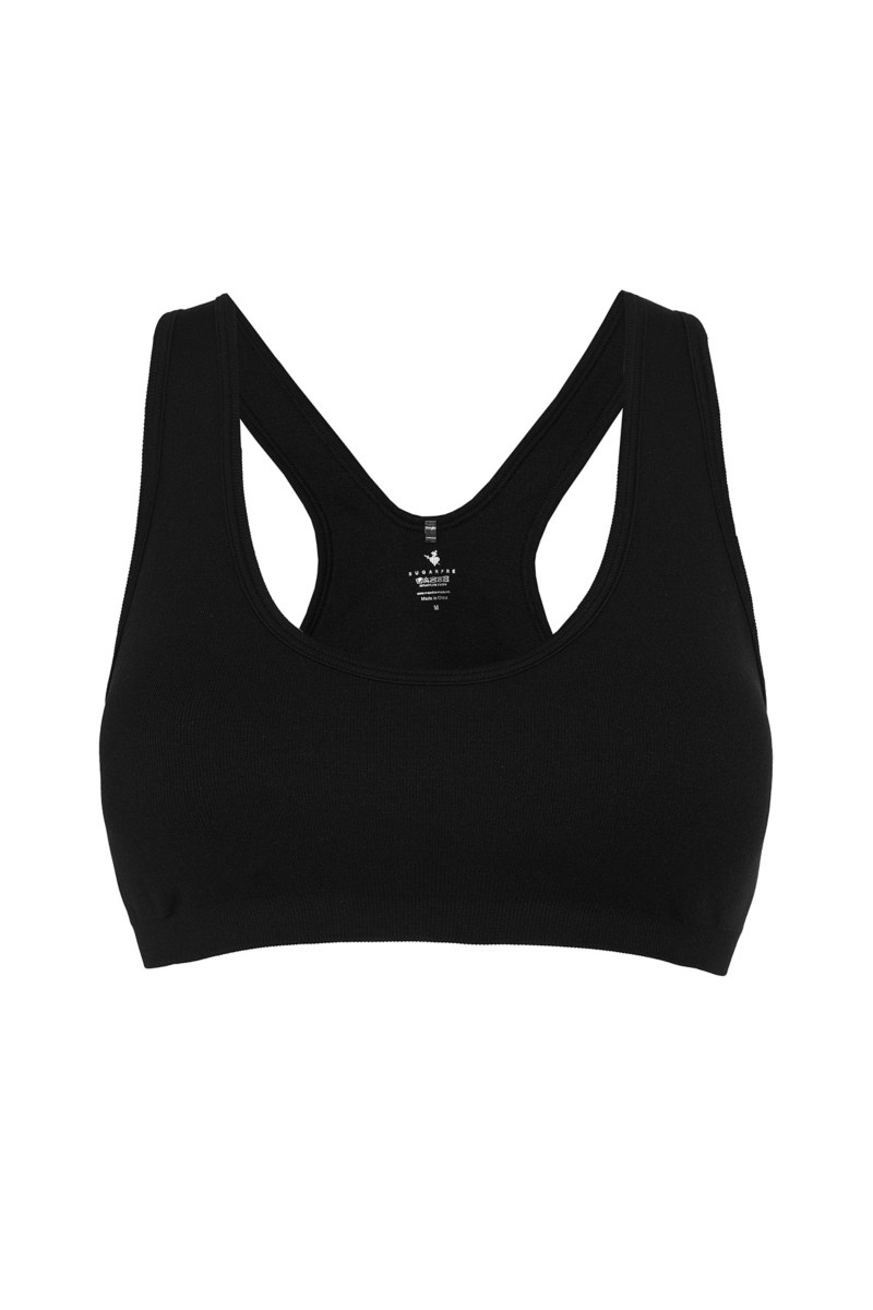MONOCHROME SEAMLESS SPORTS CROP TOP / BRA-25848040-110