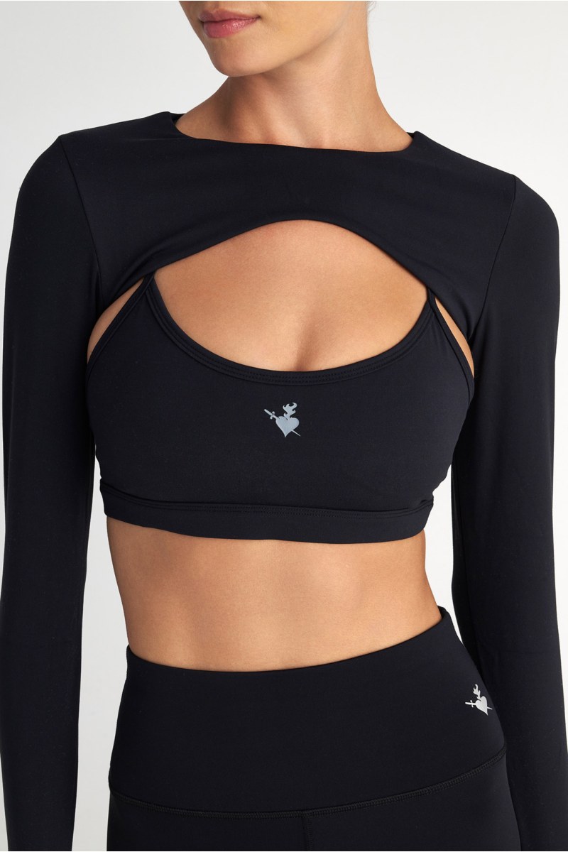 BOLERO TOP WITH THUMB DETAILS-25862030-110