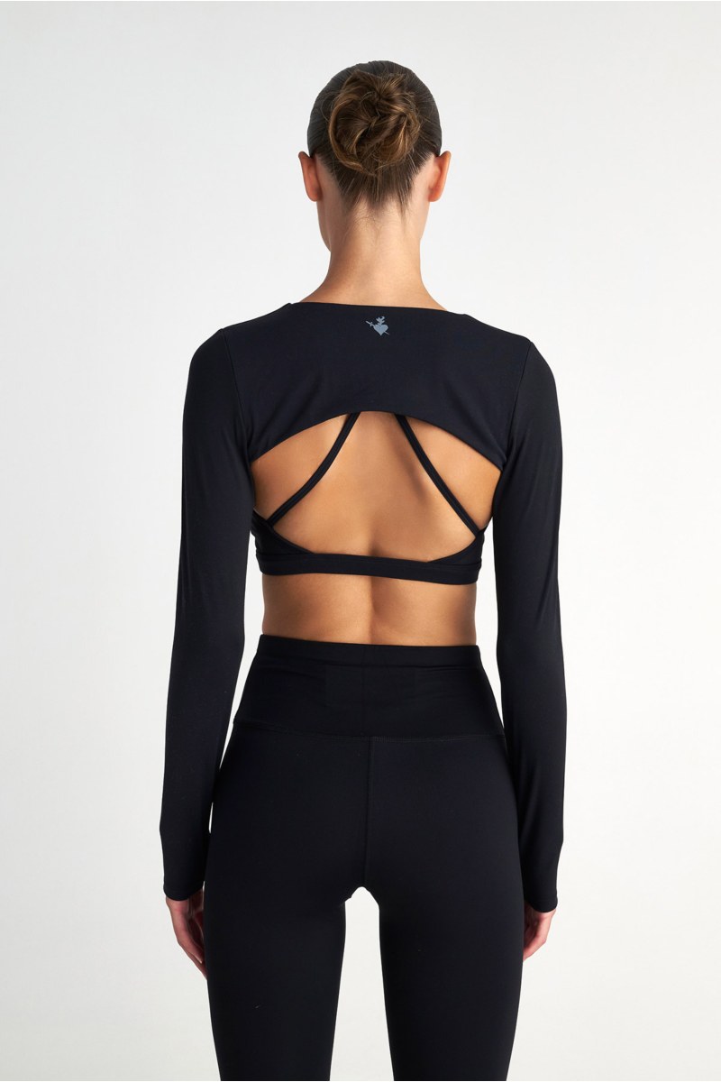 BOLERO TOP WITH THUMB DETAILS-25862030-110