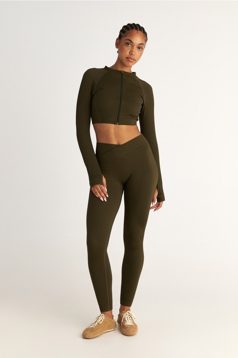 SEAMLESS SPORTS CROPPED JACKET WITH THUMB DETAILS-25863029-521