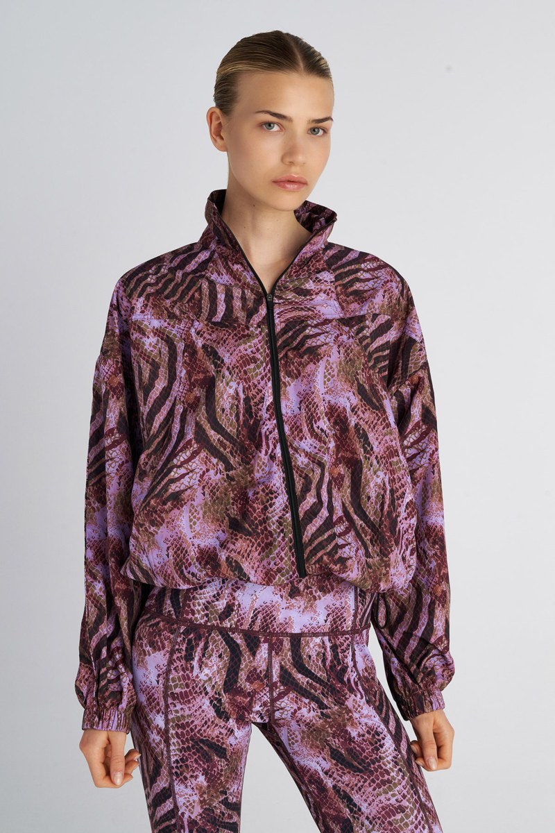 SNAKE PRINTED WATERPROOF SPORT JACKET-25863036-999