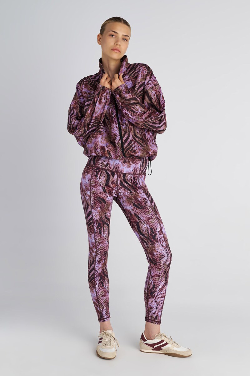 SNAKE PRINTED WATERPROOF SPORT JACKET-25863036-999