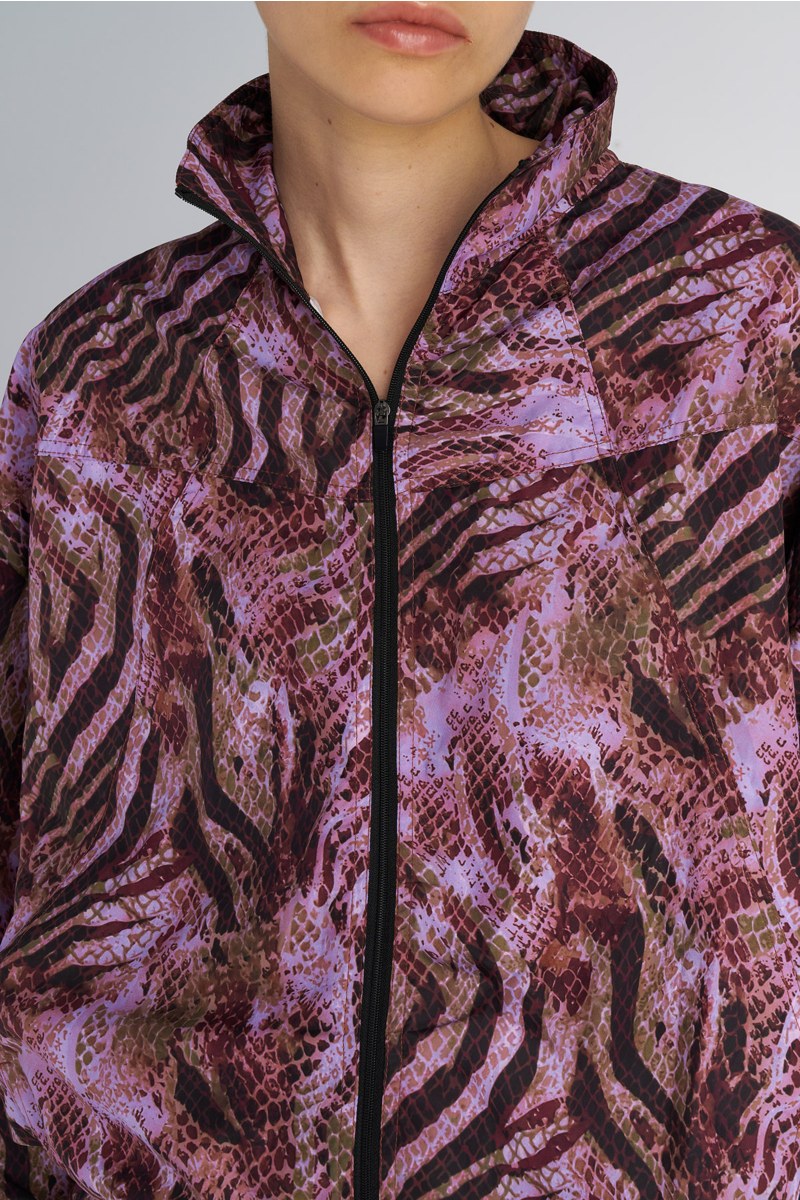 SNAKE PRINTED WATERPROOF SPORT JACKET-25863036-999
