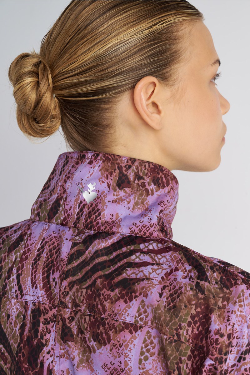 SNAKE PRINTED WATERPROOF SPORT JACKET-25863036-999