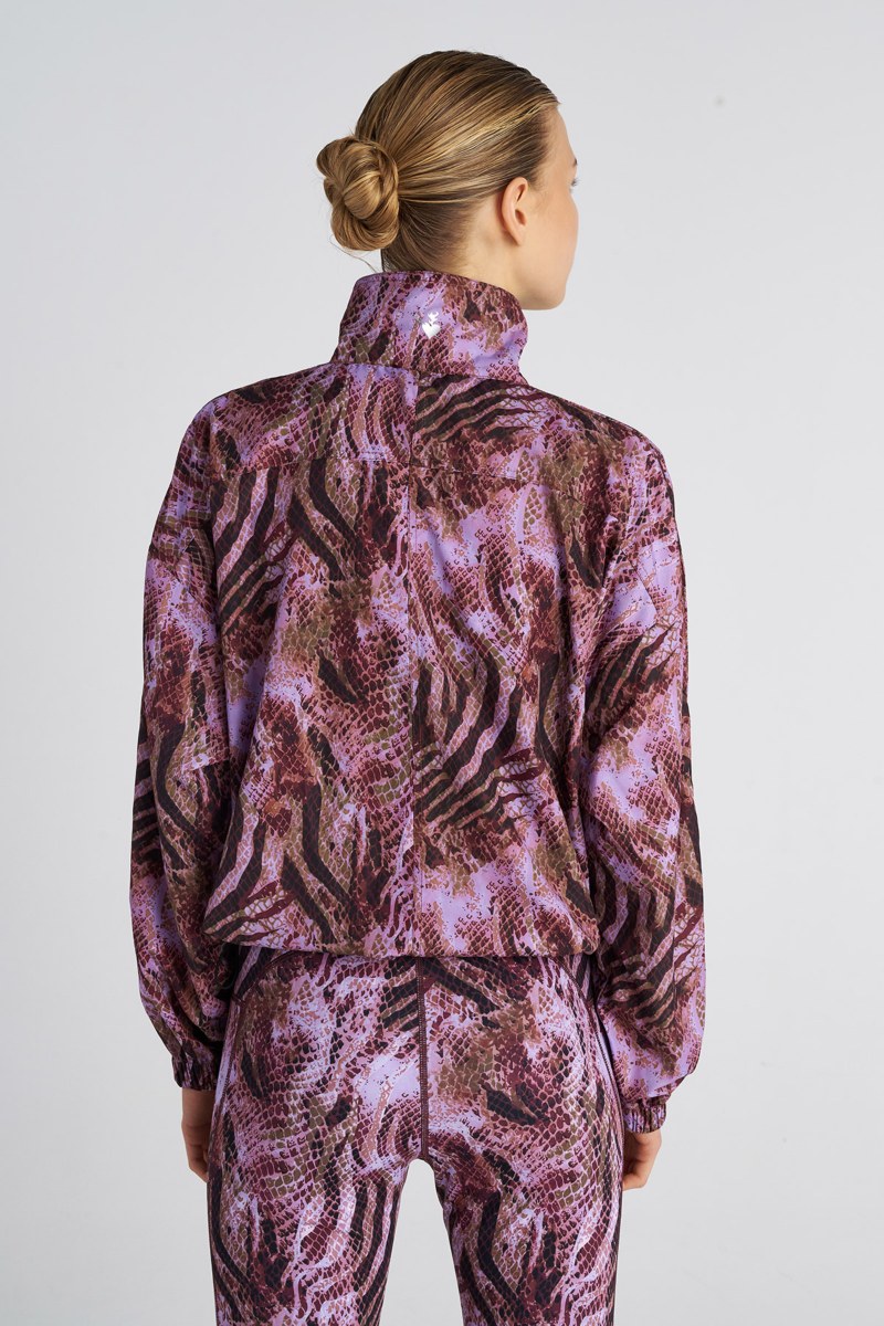 SNAKE PRINTED WATERPROOF SPORT JACKET-25863036-999