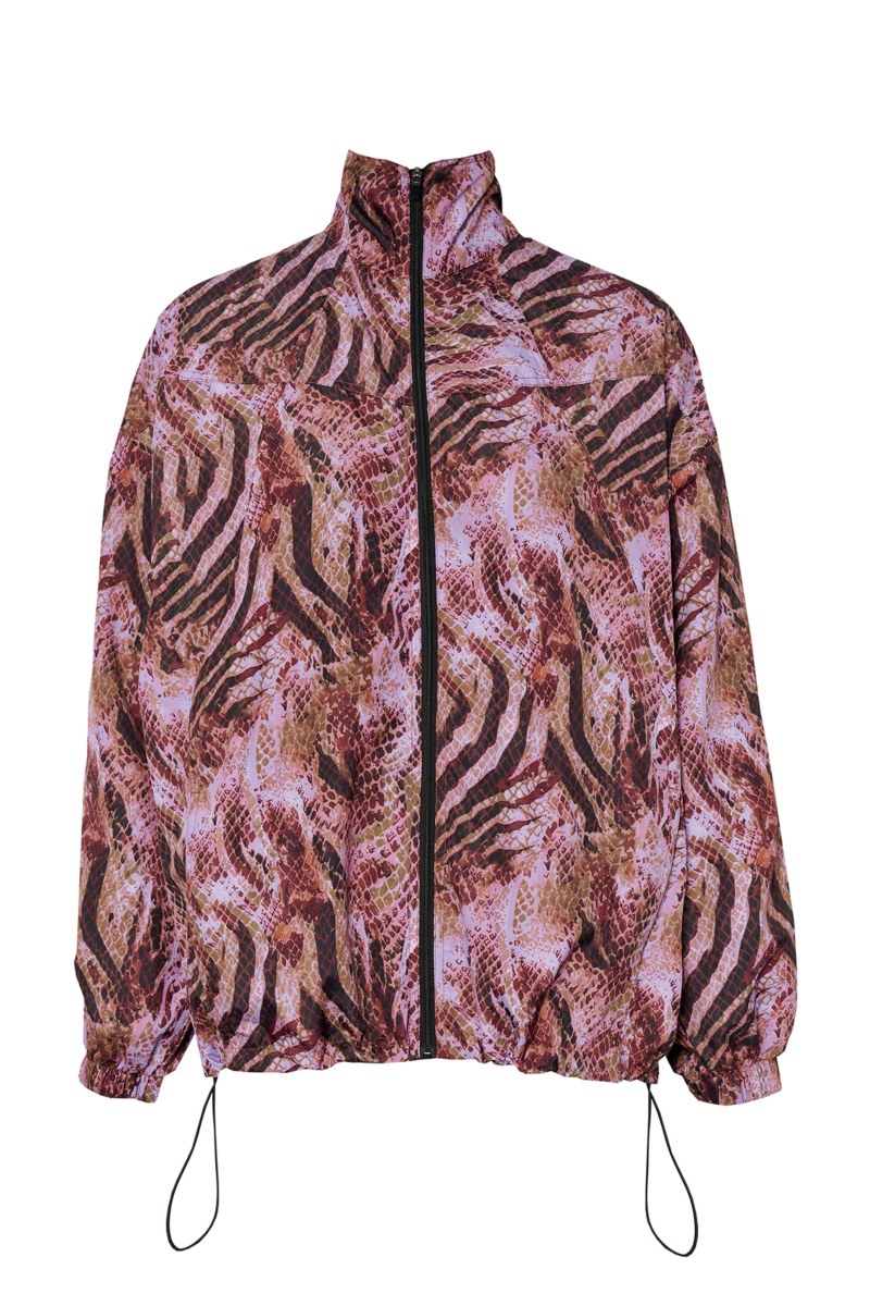 SNAKE PRINTED WATERPROOF SPORT JACKET-25863036-999