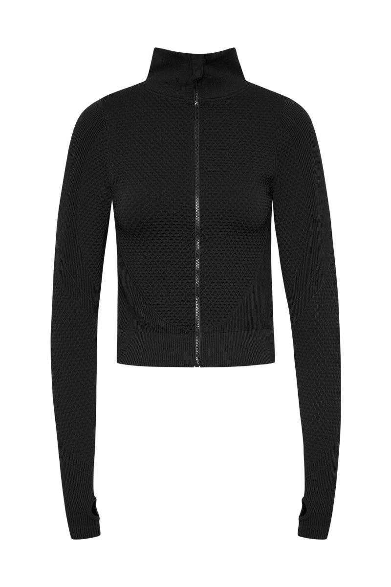 SEAMLESS SPORTS CROPPED JACKET WITH THUMB DETAILS-25863073-110