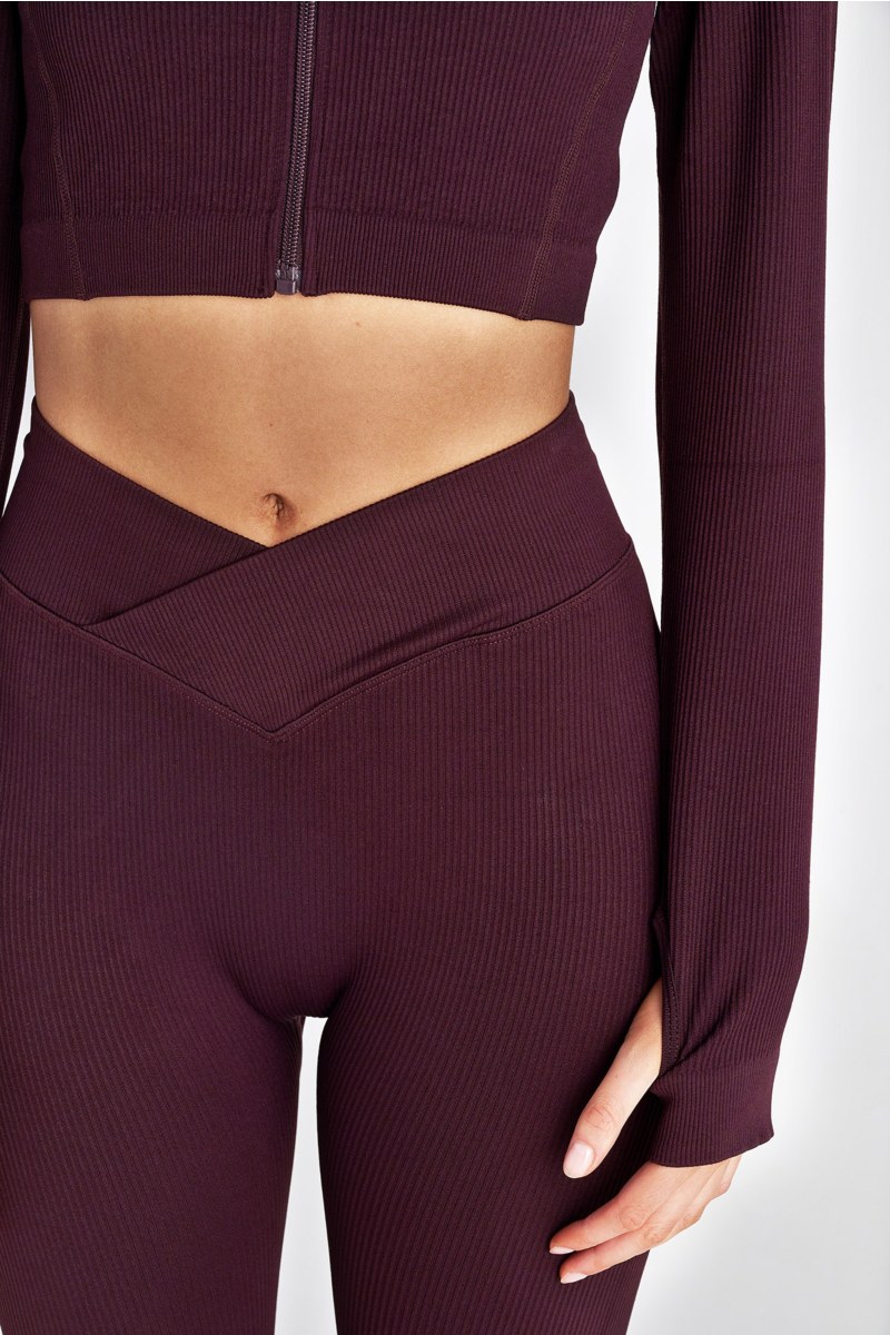 SEAMLESS HIGH-WAISTED SPORTS LEGGINGS-25865029-636