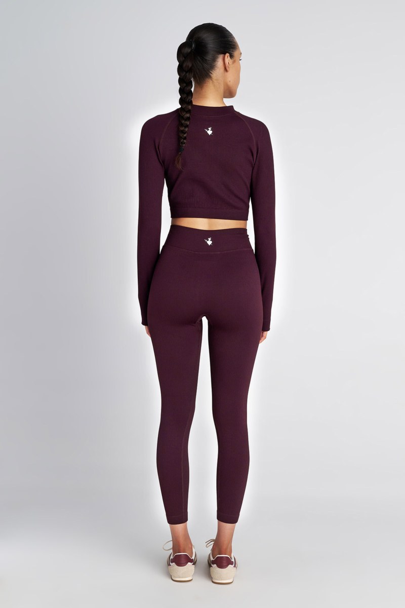SEAMLESS HIGH-WAISTED SPORTS LEGGINGS-25865029-636