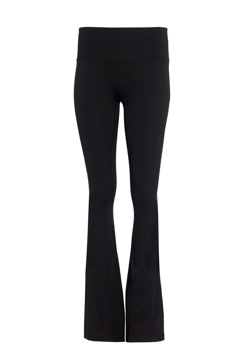 HIGH WAIST FLARED SPORTS LEGGINGS/PANTS-25865039-110