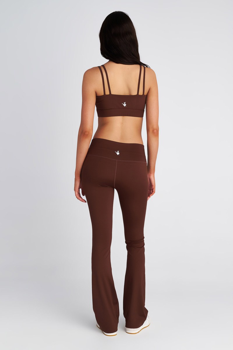 HIGH WAIST FLARED SPORTS LEGGINGS/PANTS-25865039-332