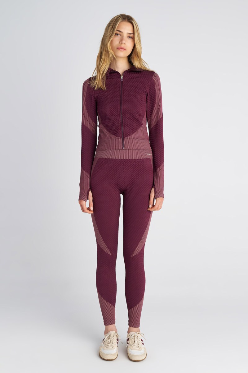 SEAMLESS HIGH-WAISTED SPORTS LEGGINGS-25865071-855