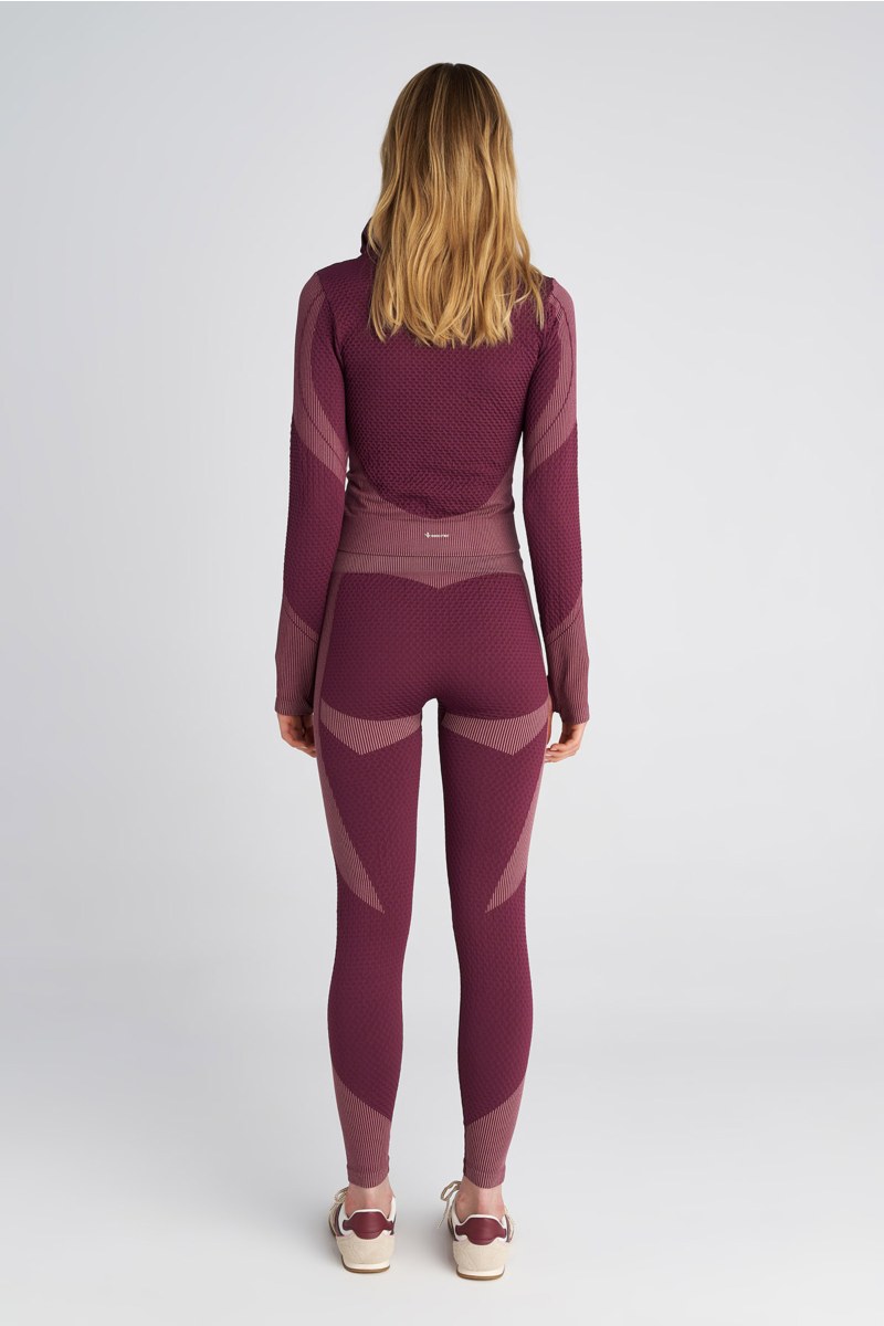 SEAMLESS HIGH-WAISTED SPORTS LEGGINGS-25865071-855