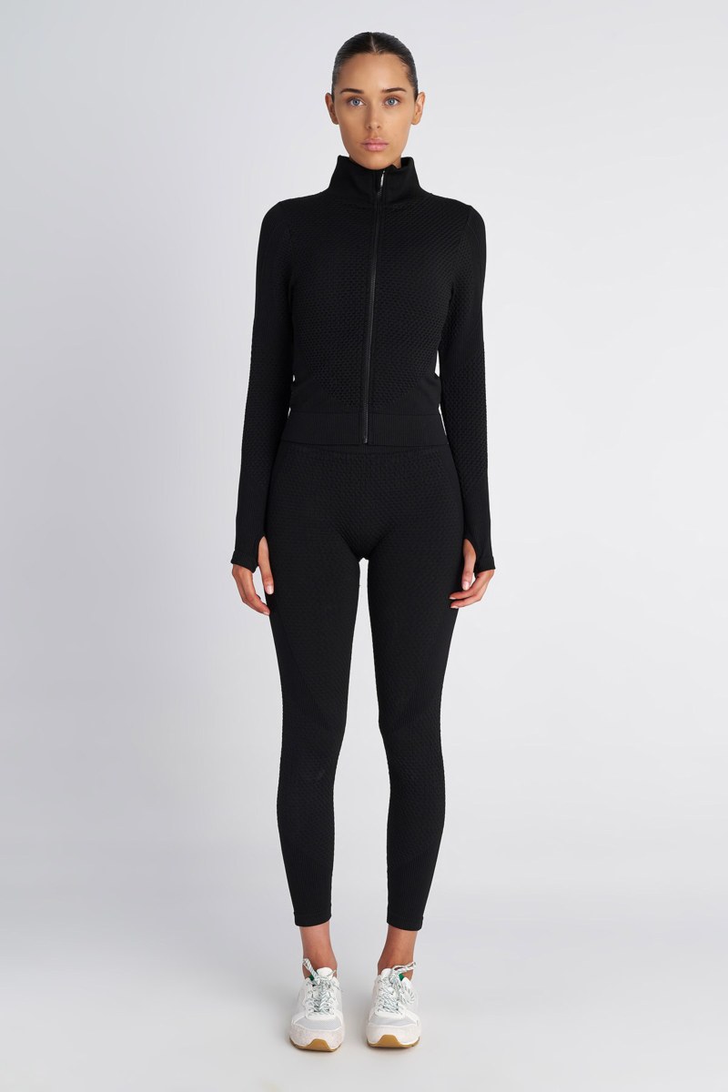 SEAMLESS HIGH-WAISTED SPORTS LEGGINGS-25865073-110