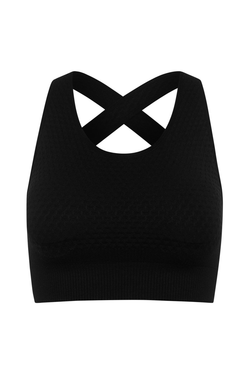 SEAMLESS SPORTS BRA WITH CROSSOVER BACK-25868028-110