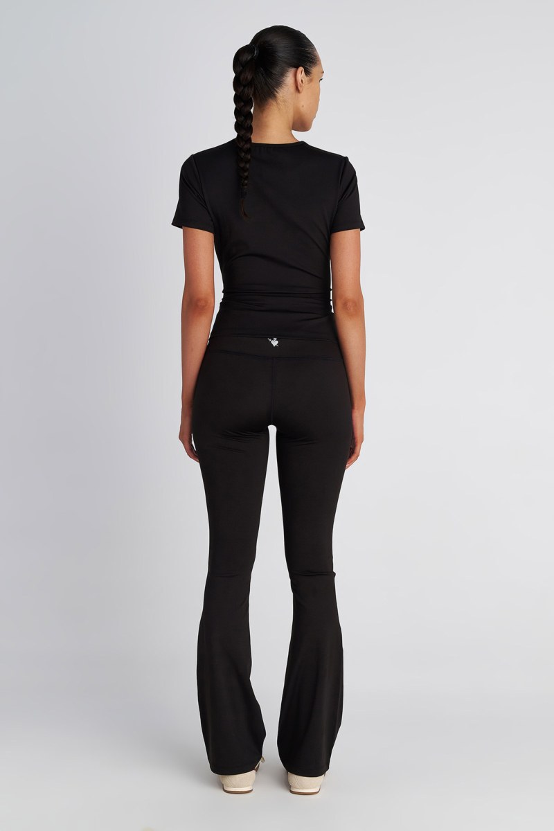 SHORT-SLEEVED SPORTS TOP WITH FRONT CUT-OUT DETAIL-25868032-110