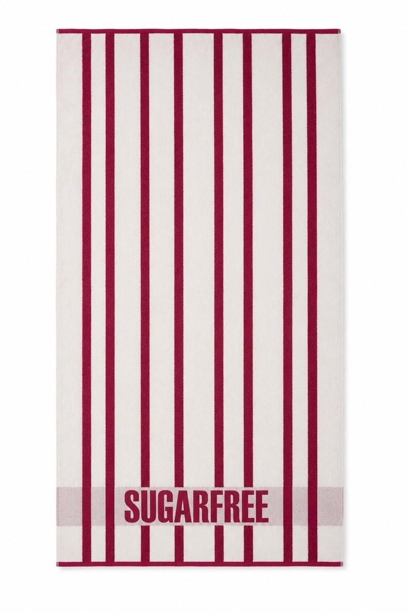 COTTON BEACH TOWEL WITH STRIPES-26199091-715